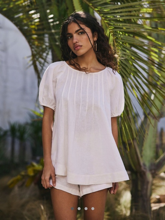 Free People Sunny Somewhere Set XS White